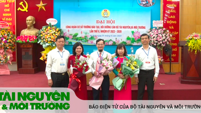 Đại hội Công đoàn Trường Đào tạo bồi dưỡng cán bộ tài nguyên và môi trường