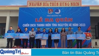 Ra quân Chiến dịch Thanh niên tình nguyện hè cấp tỉnh năm 2023