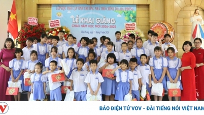 Lễ khai giảng đặc biệt tại lớp học tình thương Nhà thờ Chính toà Hải Phòng