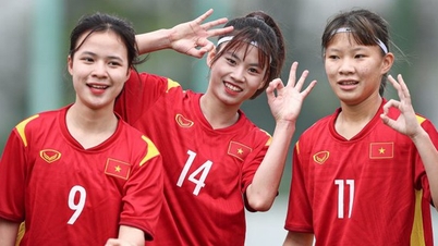 Đội nữ U.17 Việt Nam nắm lợi thế lớn để vào VCK giải châu Á