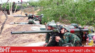 កងទ័ពនិងប្រជាជន Ha Tinh ត្រៀមខ្លួនជាស្រេចដើម្បីចូលរួមសមយុទ្ធការពារខេត្ត