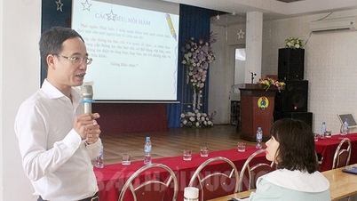 Hai Duong improves speaking skills and provides information to the press