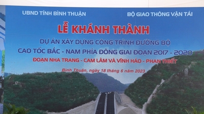 Chính thức khánh thành cao tốc Vĩnh Hảo - Phan Thiết và Nha Trang