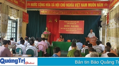 Tiếp xúc cử tri sau kỳ họp thứ 5, Quốc hội khóa XV
