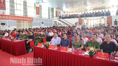 Thành phố Tam Điệp mít tinh hưởng ứng Tháng hành động phòng chống ma túy năm 2023