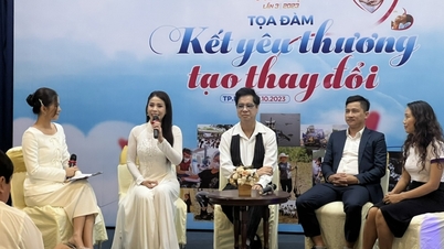 Lan tỏa thông điệp kết nối cộng đồng thông qua Tọa đàm “Kết yêu thương, tạo thay đổi”.