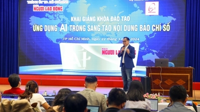 Lao Dong Newspaper schult den Einsatz von KI bei der Erstellung journalistischer Arbeiten