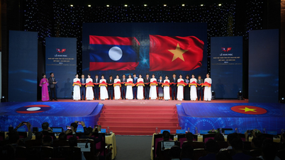 Hình ảnh Ngày hội ‘thắm tình hữu nghị đặc biệt Việt Nam – Lào năm 2023’ trên Đài Truyền hình Quốc gia Lào
