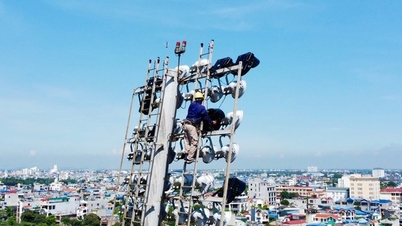 Sân Thiên Trường gấp rút chuẩn bị, sẵn sàng cho trận Siêu Cúp bóng đá Quốc gia – Cúp THACO 2023/2024