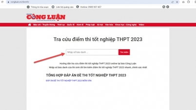 Hướng dẫn cách tra cứu điểm thi tốt nghiệp THPT quốc gia 2023