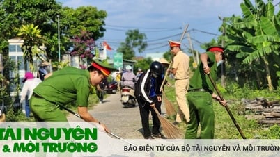 Tuổi trẻ Công an Quảng Nam hưởng ứng Ngày Môi trường thế giới 2023