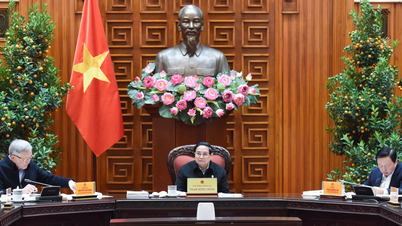 [Photo] Prime Minister Pham Minh Chinh chairs the 9th meeting of the Steering Committee on streamlining the Government apparatus