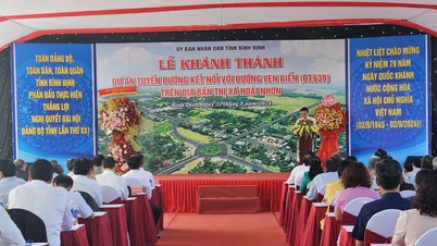 Binh Dinh សម្ពោធ​គម្រោង​ផ្លូវ​តភ្ជាប់​នឹង​ផ្លូវ​មាត់​សមុទ្រ​ដែល​មាន​តម្លៃ​ជិត ៨០០​ពាន់​លាន​ដុង