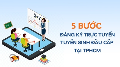 5 bước đăng ký trực tuyến tuyển sinh đầu cấp tại TPHCM