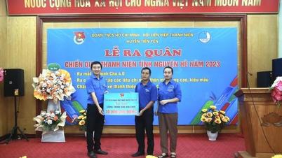 Tiên Yên ra quân chiến dịch Thanh niên tình nguyện hè năm 2023