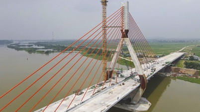 Cầu dây văng 1.500 tỷ nối Bắc Giang – Hải Dương sắp thông xe kỹ thuật