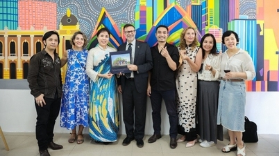 독특한 벽화 "베트남-호주 건축적 흔적", 수교 50주년 기념