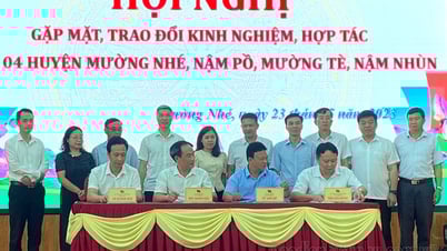 Trao đổi kinh nghiệm, hợp tác phát triển giữa 4 huyện biên giới