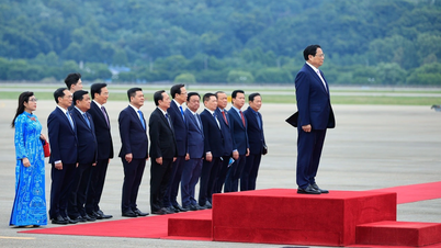 Welcoming ceremony for Prime Minister Pham Minh Chinh's visit to Korea