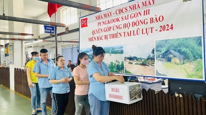 Binh Duong បោះពុម្ពផ្សាយ ១១៧ ទំព័រនៃសេចក្តីថ្លែងការណ៍នៃការបរិច្ចាគដល់ភាគខាងជើងដែលរងគ្រោះដោយទឹកជំនន់