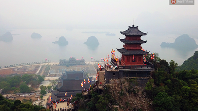 Tam Chuc Pagoda has less crowded tourists