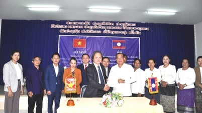 កិច្ចពិភាក្សាស្តីពីការផ្លាស់ប្តូរបទពិសោធន៍ប្រព័ន្ធផ្សព្វផ្សាយរវាងខេត្ត Quang Tri និង Savannakhet