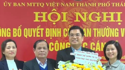 Ông Mai Hải Trung làm Chủ tịch Ủy ban MTTQ thành phố Thái Nguyên