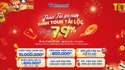 ឱកាសឈ្នះដំណើរកម្សាន្តដែលមានសំណាងជាមួយនឹងការបញ្ចុះតម្លៃរហូតដល់ 79% ជាមួយ Vietravel ក្នុងពិធីបុណ្យតេតវៀតណាមឆ្នាំ 2024