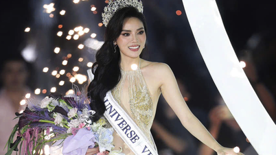 Ky Duyen បាន​គ្រង​មកុដ​បវរកញ្ញា​ចក្រវាល​វៀត​ណាម បរិច្ចាគ ៥០០ លាន​ដុង​ដល់​តំបន់​ទឹក​ជំនន់