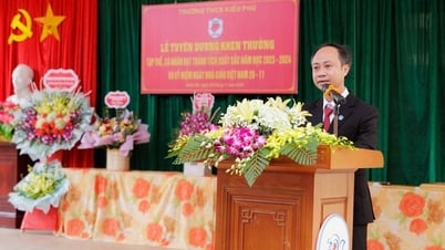 Trường học từng được Chủ tịch UBND Hà Nội tặng Bằng khen tổ chức vinh danh giáo viên ngày 20/11