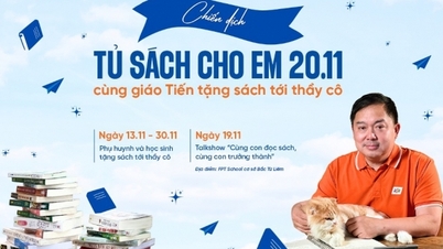 Sáng kiến xây dựng "Tủ sách cho em 20/11" nhân ngày Nhà giáo Việt Nam