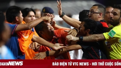 Cận cảnh U22 Thái Lan, U22 Indonesia hỗn chiến nảy lửa chưa từng có ở SEA Games