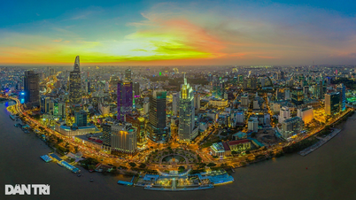Ngắm Tp. Hồ Chí Minh rực rỡ từ trên cao