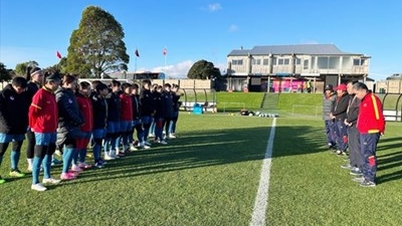 World Cup nữ 2023: Chủ tịch VFF Trần Quốc Tuấn gặp gỡ, động viên đội tuyển nữ Việt Nam​