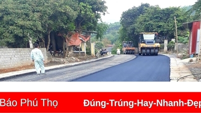 Đẩy nhanh tiến độ thi công cải tạo, nâng cấp đường tỉnh 317D