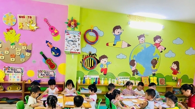 Quan tâm chăm sóc, giáo dục trẻ mầm non