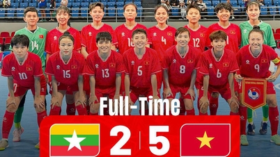 Đội tuyển nữ futsal Việt Nam đè bẹp Myanmar, khởi đầu suôn sẻ giải Đông Nam Á