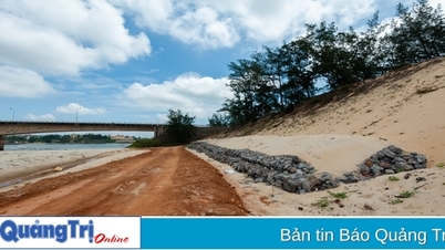 Nearly 16.2 billion VND to build the right dike of Ben Hai River through Bac Son village, Trung Giang commune