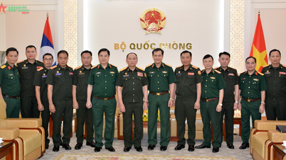 ឧត្តមសេនីយ៍ឯក Vu Hai San បានទទួលជួបប្រធាននាយកដ្ឋានហិរញ្ញវត្ថុ ក្រសួងការពារជាតិឡាវ។