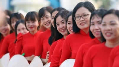 មើលមនុស្សជាង 6,000 នាក់ពាក់ Ao Dai និងមួករាងសាជី ដើម្បីរំលេចសម្រស់នារីវៀតណាមនៅតាមដងផ្លូវនៃ Nha Trang