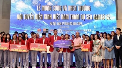 ការផ្ទេរប្រាក់មុនចំនួនជិត ៣៦ ពាន់លានដុង ជាប្រាក់រង្វាន់ដល់គណៈប្រតិភូកីឡាវៀតណាម