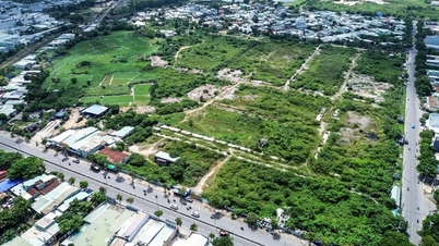 Nearly 9 hectares of "golden land" of the Da Nang New City project in the central district of Da Nang City is abandoned.