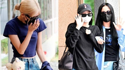 BlackPink ពោរពេញ​ទៅ​ដោយ​ថាមពល​នៅ​ព្រលាន​យន្តហោះ​បន្ទាប់​ពី​កម្មវិធី​ចំនួន​ពីរ​នៅ​ទីក្រុង​ហាណូយ
