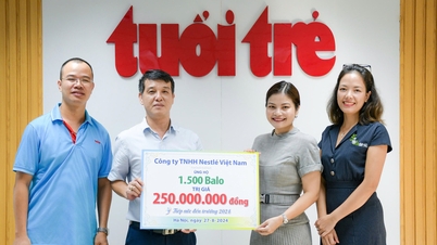 Nestlé Việt Nam trao 1.500 ba lô cho chương trình Tiếp sức đến trường