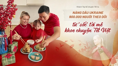 កូនក្រមុំអ៊ុយក្រែនដែលមានអ្នកតាមដាន 900,000 នាក់៖ ពី 'ការភ័យខ្លាច' ទៅជាការស្រឡាញ់បង្ហាញពី Tet វៀតណាម