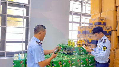Retenue temporaire d'une grande quantité de bière Heineken et Corona sans factures ni documents légaux.