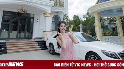 ទិដ្ឋភាព​ជិត​ផ្ទះ​វីឡា​តម្លៃ ១០ ពាន់​លាន​ដុង ដែល​កញ្ញា Phan Thi Mo បាន​សាងសង់​សម្រាប់​ឪពុក​ម្តាយ