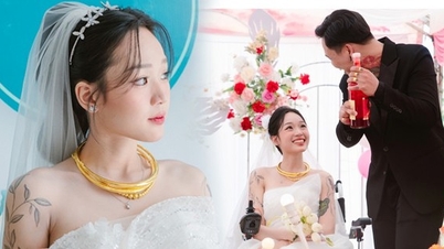 Cô gái Bình Phước ngồi xe lăn vào lễ đường, nhiều người rơi nước mắt