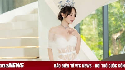 Mai Phương, Thiên Ân khoe dáng gợi cảm với đầm của NTK Lê Ngọc Lâm
