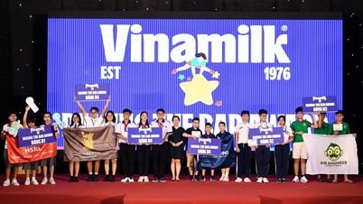 Vinamilk encourages young talents to create robots that apply technology to sustainable development